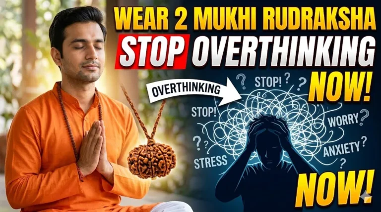 Wear 2 Mukhi Rudraksha stop your overthinking now