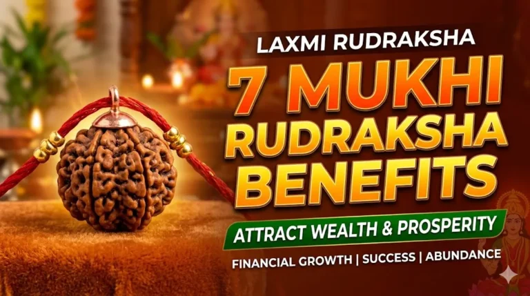 benifits of wearing 7 mukhi laxmi rudraksha