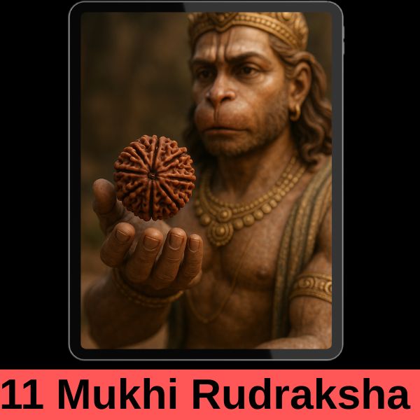 11 मुखी रुद्राक्ष: हनुमान जा का आर्शीवाद है।