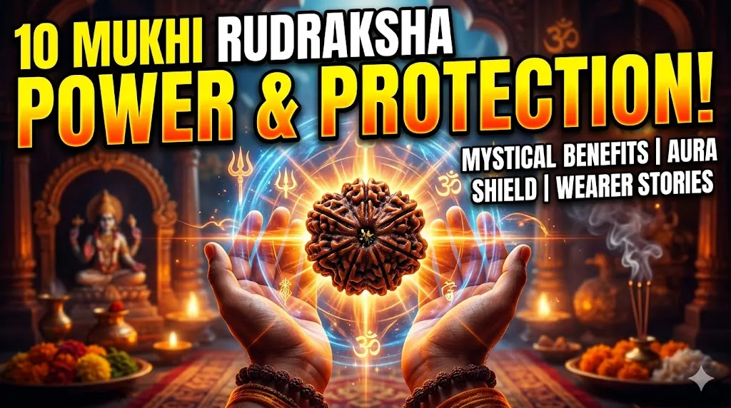 benefits of wearing 10 mukhi rudraksha