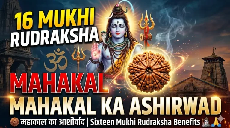 16 Mukhi Rudraksha Mahakal ka Ashirwad