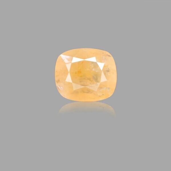 5.91 Carats Yellow Sapphire