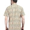 Om Printed Straight Kurta T-Shirt for Men