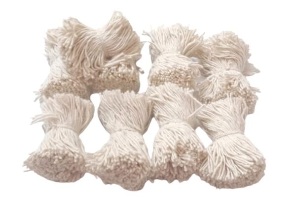 Cotton 365 Wicks | Diya Batti for Pooja Aarti Off White