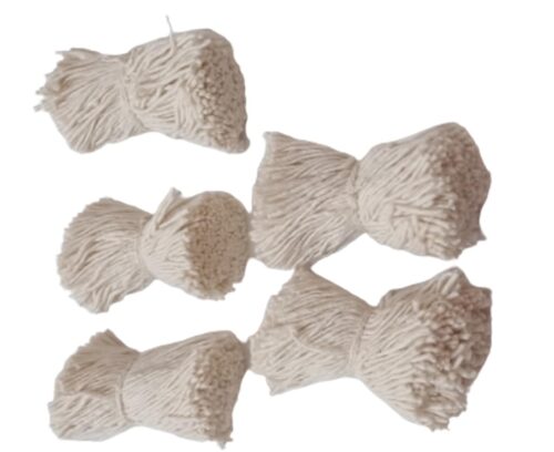 Cotton 365 Wicks | Diya Batti for Pooja Aarti Off White