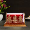 Gold Plated Idols | Laxmi Ganesh Murti & Ma Saraswati | Home Decor, Pooja Room