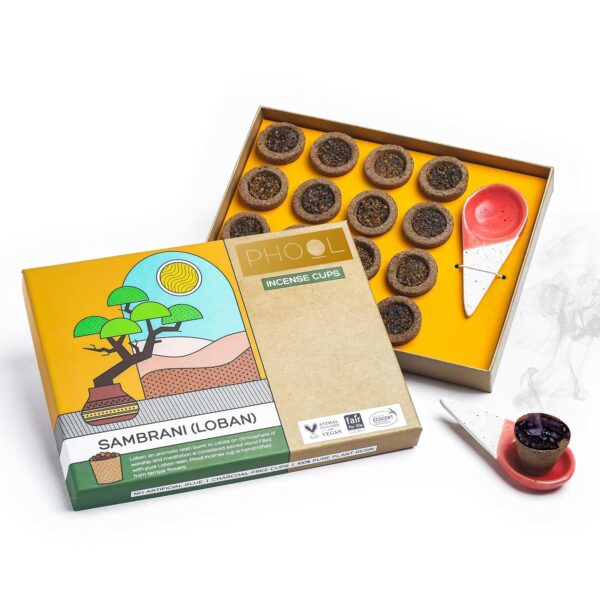 Dhoop Cups Navratri and Durga Pooja Havan,16 pcs