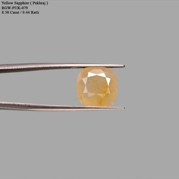 8.5 Carats Yellow Sapphire