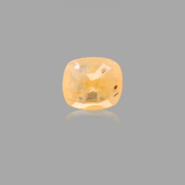 5.91 Carats Yellow Sapphire