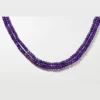 Natural Amethyst Mala Necklace – Purple Crystal Healing Beads