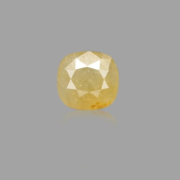 7.55 Carats Yellow Sapphire