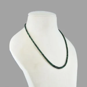 Genuine Emerald Beads Mala Necklace
