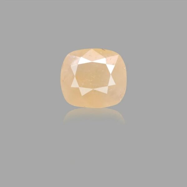 6.75 Carats Yellow Sapphire
