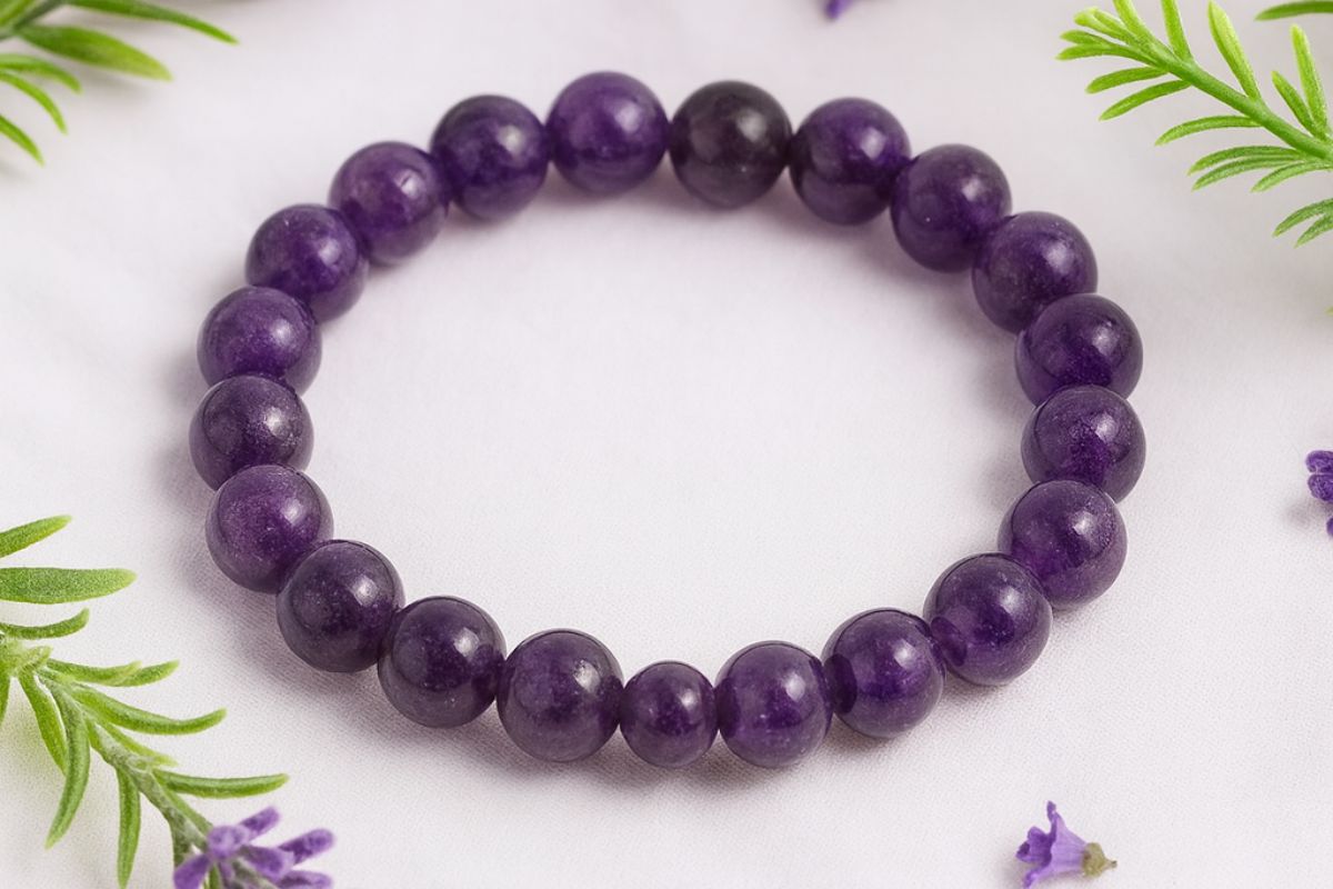 Natural Amethyst Bracelet for men and women