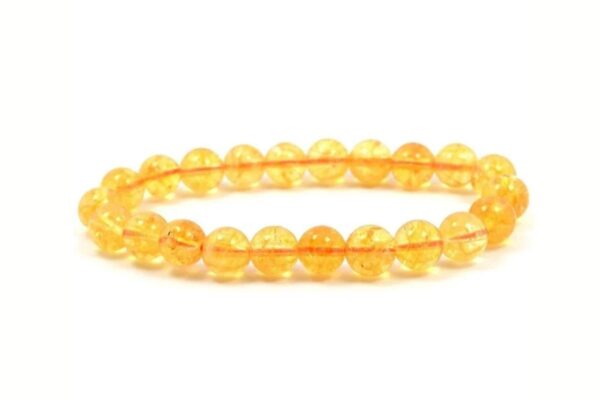 Natural Yellow Citrine Bracelet for Men & Women