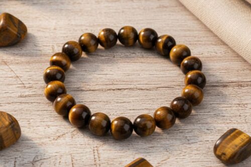 Natural Tiger Eye Bracelet for Men & Women