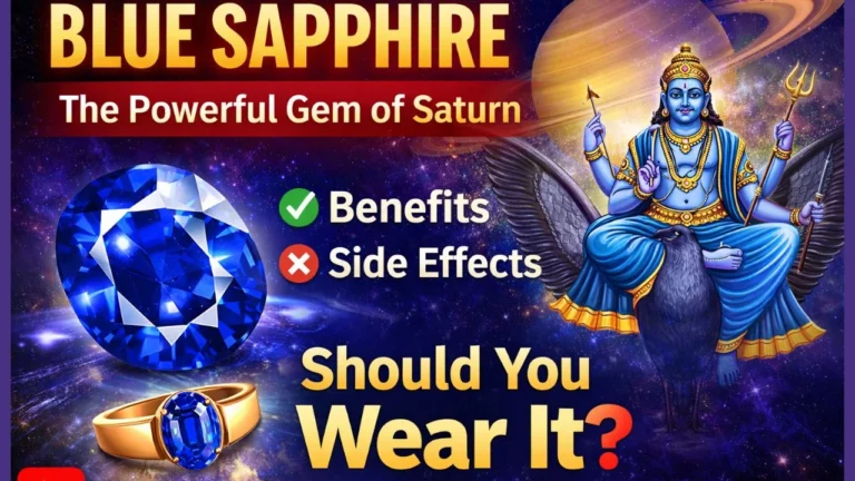 नीलम रत्न: फायदे, नुकसान और पहनने के नियम
