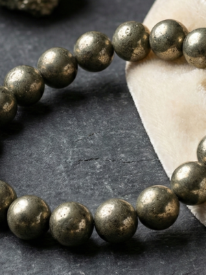 Pyrite money megnate bracelet