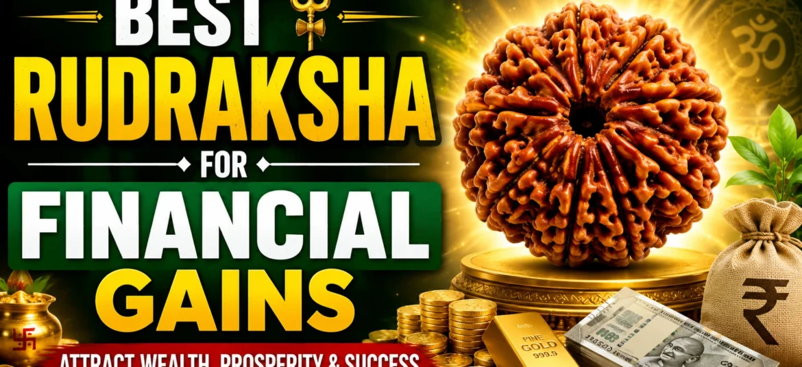 best rudraksha for financial gains