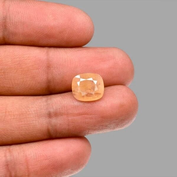 5.91 Carats Yellow Sapphire