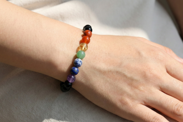 7 Chakra Healing Bracelet for Positivity, Protection & Alignment