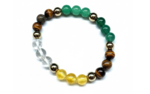 Dhanyog Bracelet – Wealth, Prosperity & Positive Energy Crystal Bracelet for Financial Growth