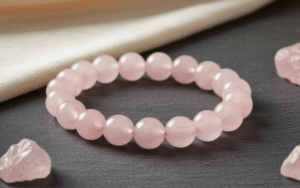 crystal-bracelet-image-e1764696086410.png Natural Rose Quartz Beads Bracelet for Self-Love & Harmony