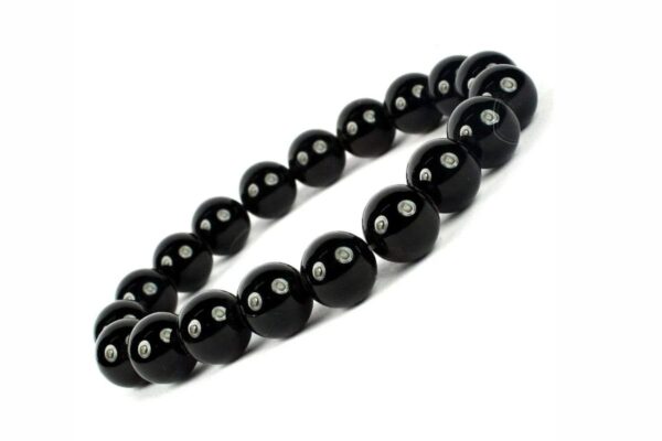 crystal-bracelet4.jpg Black Tourmaline Beads Bracelet for Men & Women