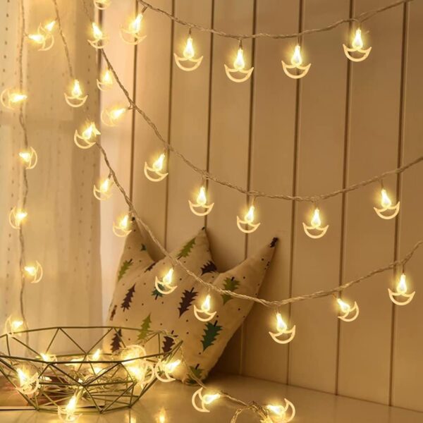 14 LED Diwali Diya,10 Feet Warm White Fairy Lights for Home