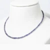 Natural Iolite (Neeli) Beads Mala
