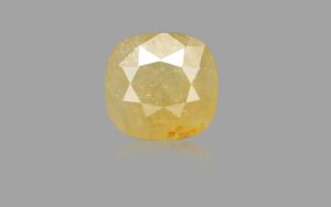 7.55 Carats Yellow Sapphire