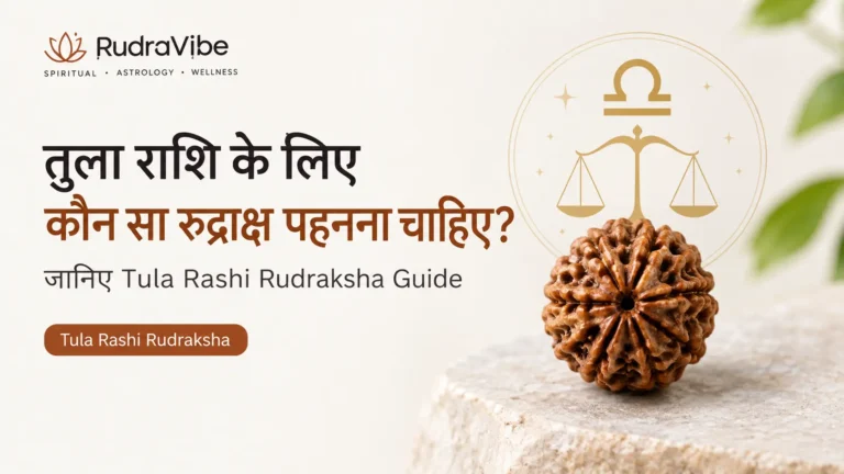 तुला राशि के लिए 6 मुखी रुद्राक्ष