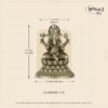 Brass Ganesh Idol 3.2 Inch Murti for Mandir