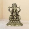 Brass Ganesh Idol 3.2 Inch Murti for Mandir