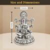 Silver Plated Ganesh Idol 3 Inch with Gift Box