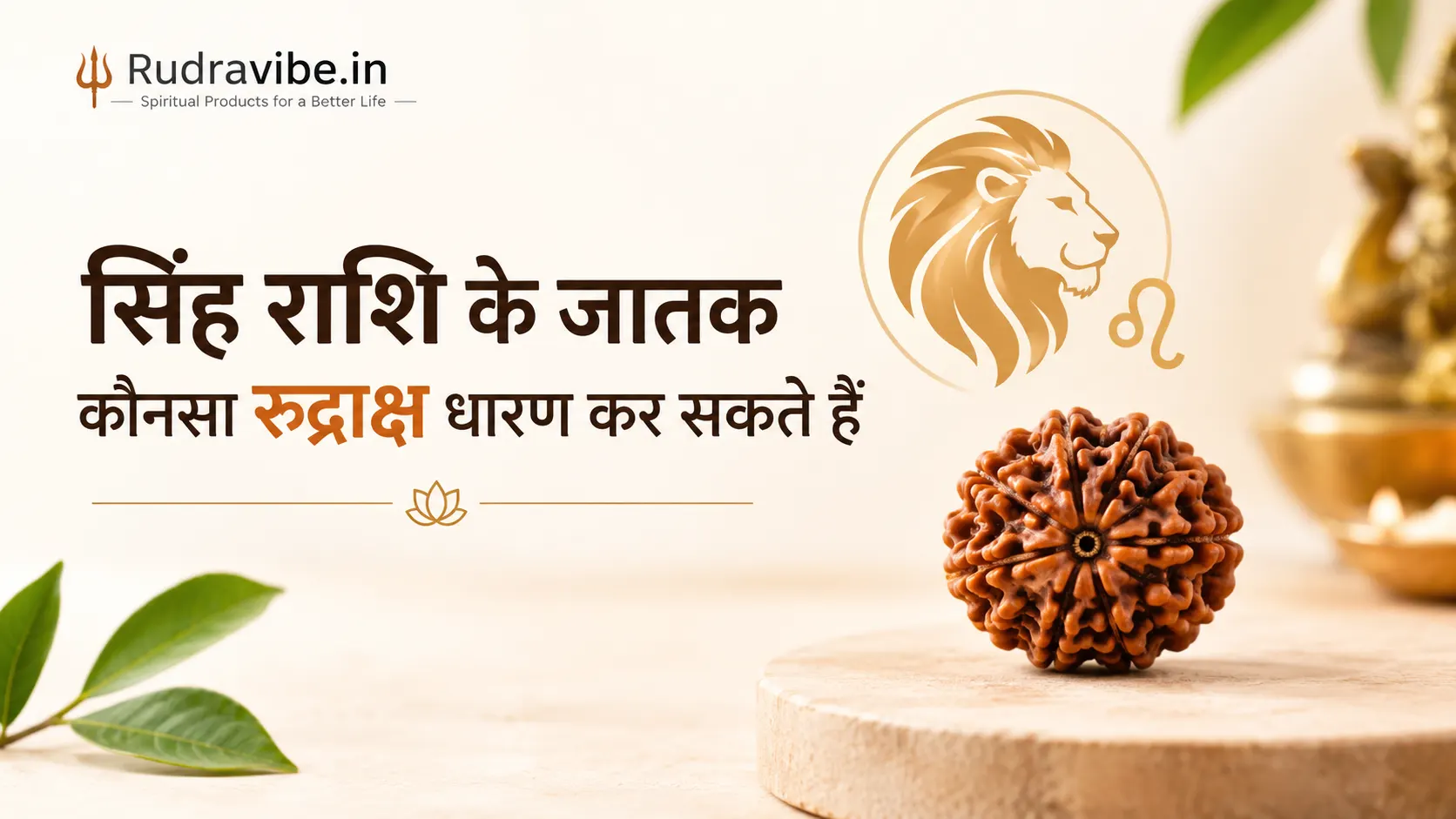 Rudraksha for Singh (Leo) Rashi in hindi