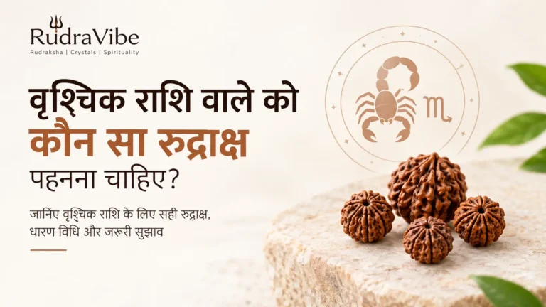 वृश्चिक राशि वाले को कौन सा रुद्राक्ष पहनना चाहिए
