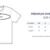 1440-1.jpg “Calm The Chaos Wear Rudraksha” Drop-Shoulder Graphic T-Shirt – Casual Spiritual Typography Tee - Size Guide