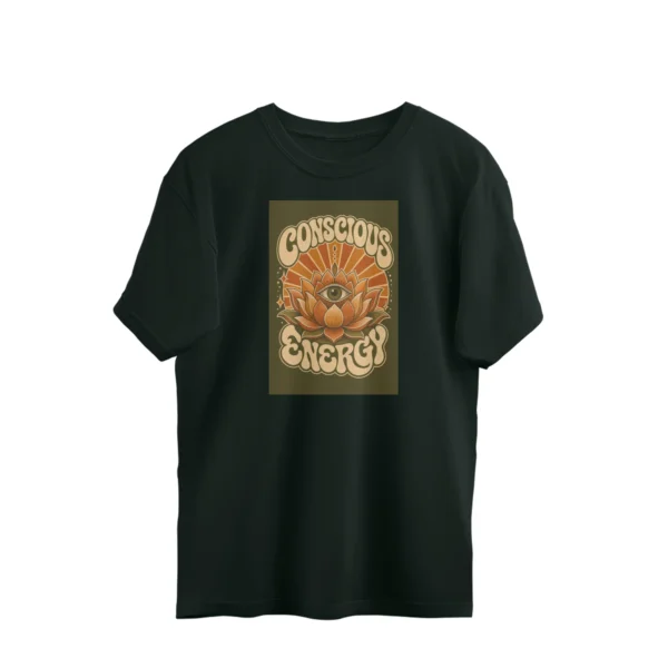 9d7f8641-cd74-4463-af04-3f715ae25bec-mockup-1216-701-bottle-green-1791997142440.webp Unisex Vintage Psychedelic Lotus T-Shirt – “Conscious Energy” Mindful Streetwear Graphic Tee