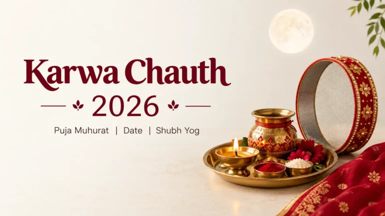 Karwa Chauth 2026 date, puja muhurat and puja thali